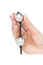 Lovehoney - Fifty Shades of Grey - Inner Goddess Pleasure Weighted Kegel Balls - Silver - 221g - Stag Shop