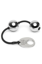Lovehoney - Fifty Shades of Grey - Inner Goddess Pleasure Weighted Kegel Balls - Silver - 221g - Stag Shop