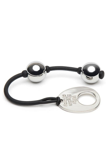 Lovehoney - Fifty Shades of Grey - Inner Goddess Mini Pleasure Weighted Kegel Balls - Silver - 85g - Stag Shop
