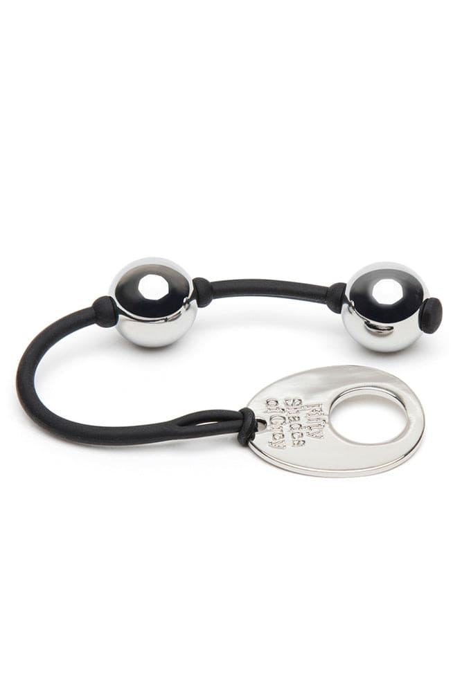Lovehoney - Fifty Shades of Grey - Inner Goddess Mini Pleasure Weighted Kegel Balls - Silver - 85g - Stag Shop