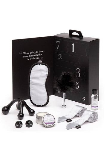 Lovehoney - Fifty Shades of Grey - Pleasure Overload Sweet Sensations 7 Piece Kit - Stag Shop