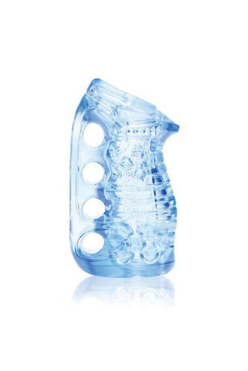 Fleshlight - Fleshskins - Grip Blue Ice Masturbator with Case - Stag Shop