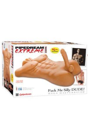 Pipedream Extreme - Fuck Me Silly Dude - Ride My Cock - Mega Realistic Masturbator - Stag Shop
