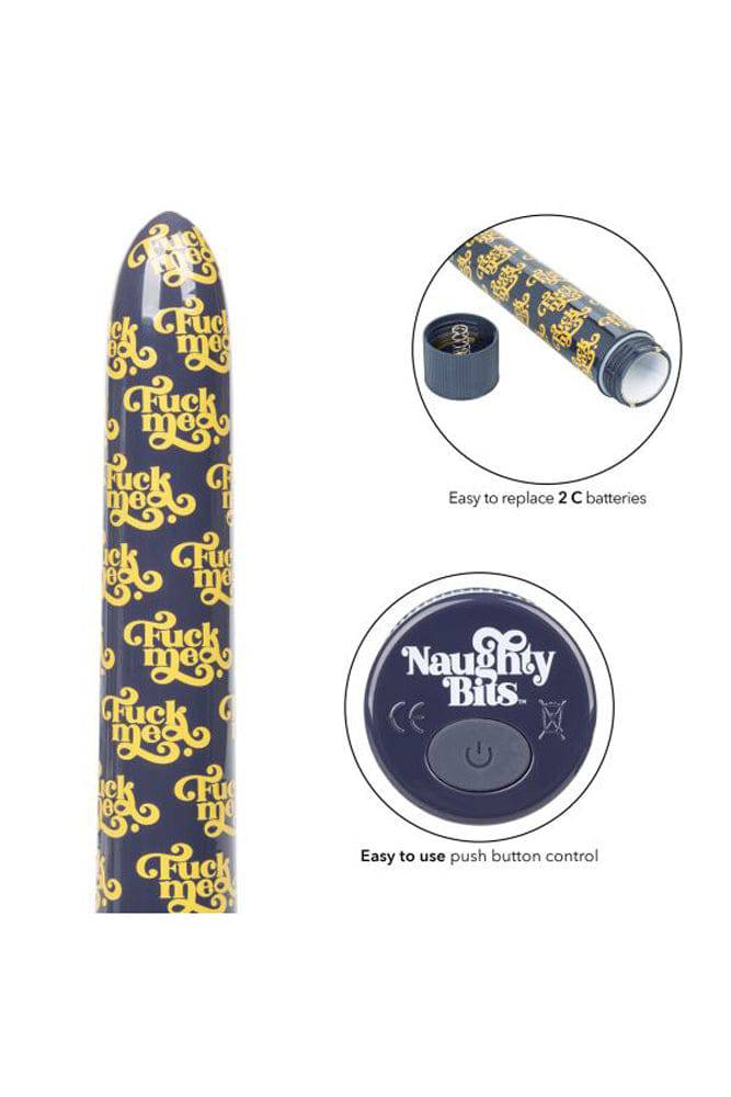 Cal Exotics - Naughty Bits - 'Fuck Me' Vibrator - Stag Shop