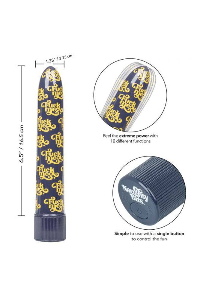 Cal Exotics - Naughty Bits - 'Fuck Me' Vibrator - Stag Shop