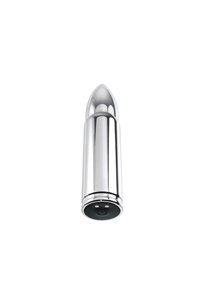 Zero Tolerance - Full Metal Love Bullet Vibrator - Silver - Stag Shop