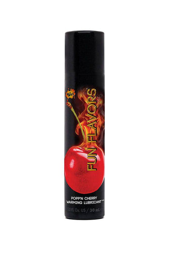 Wet - Fun Flavours - 4 in 1 Warming Flavoured Lubricant - Popp'N Cherry - 1oz - Stag Shop
