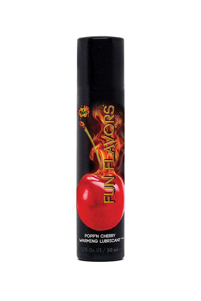 Wet - Fun Flavours - 4 in 1 Warming Flavoured Lubricant - Popp'N Cherry - 1oz - Stag Shop