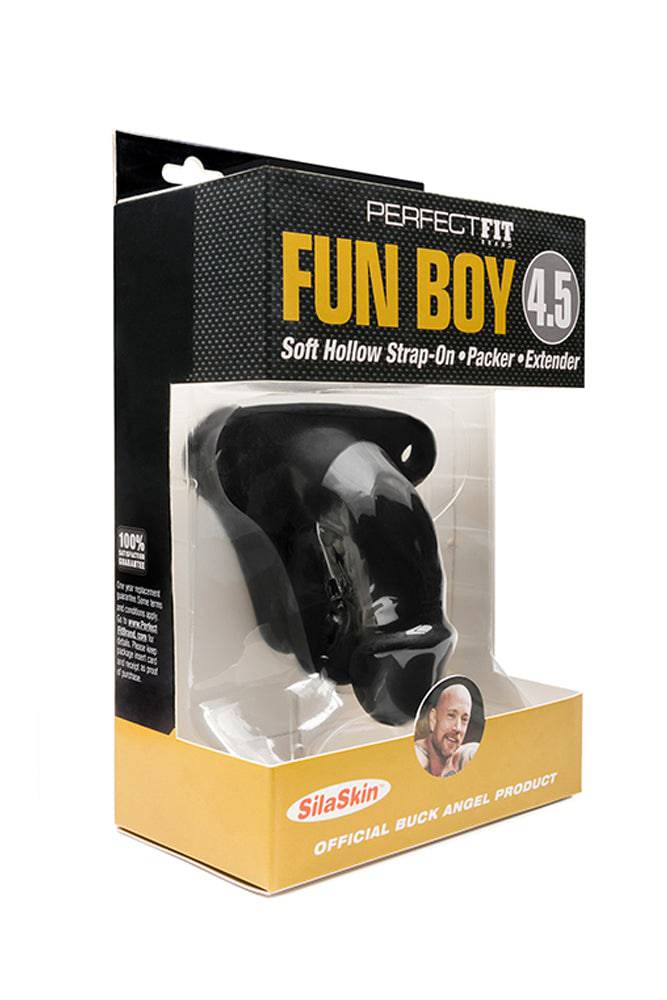 Perfect Fit - Fun Boy Packer - 4.5 Inches - Black - Stag Shop
