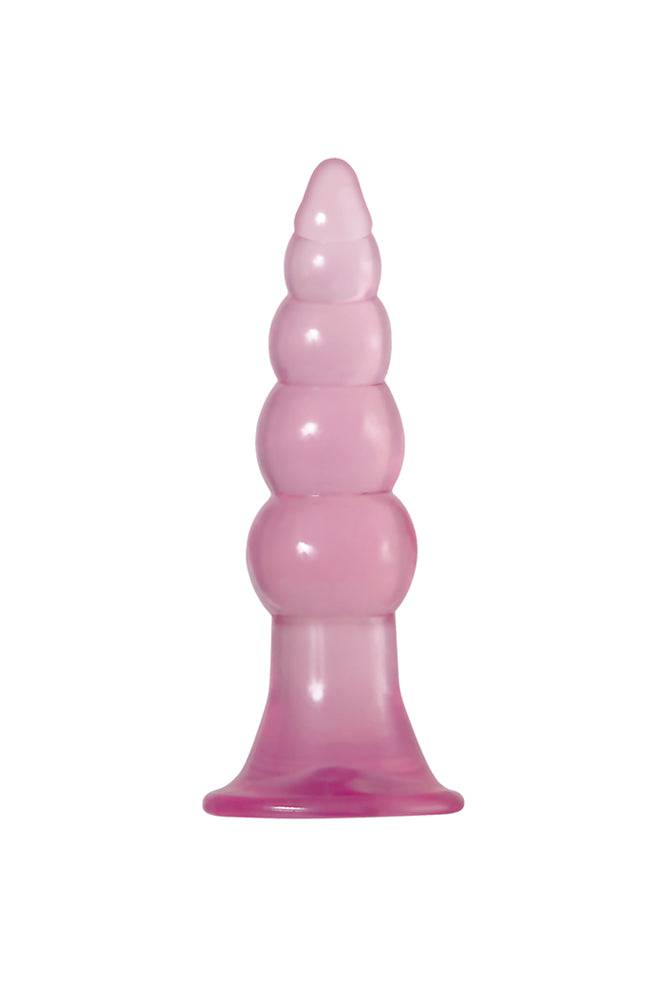 Adam & Eve - Fun Jelly Butt Plugs - Pink - Stag Shop