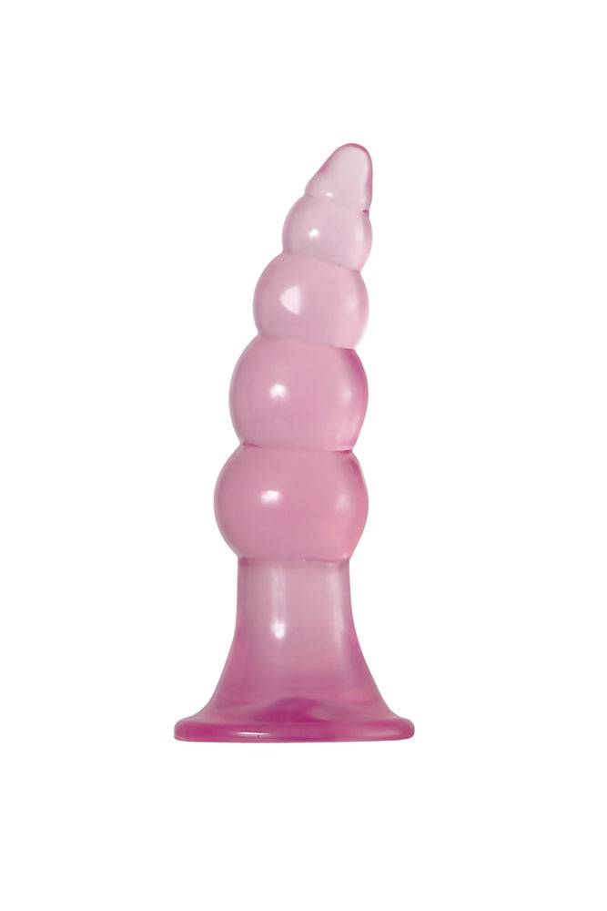 Adam & Eve - Fun Jelly Butt Plugs - Pink - Stag Shop