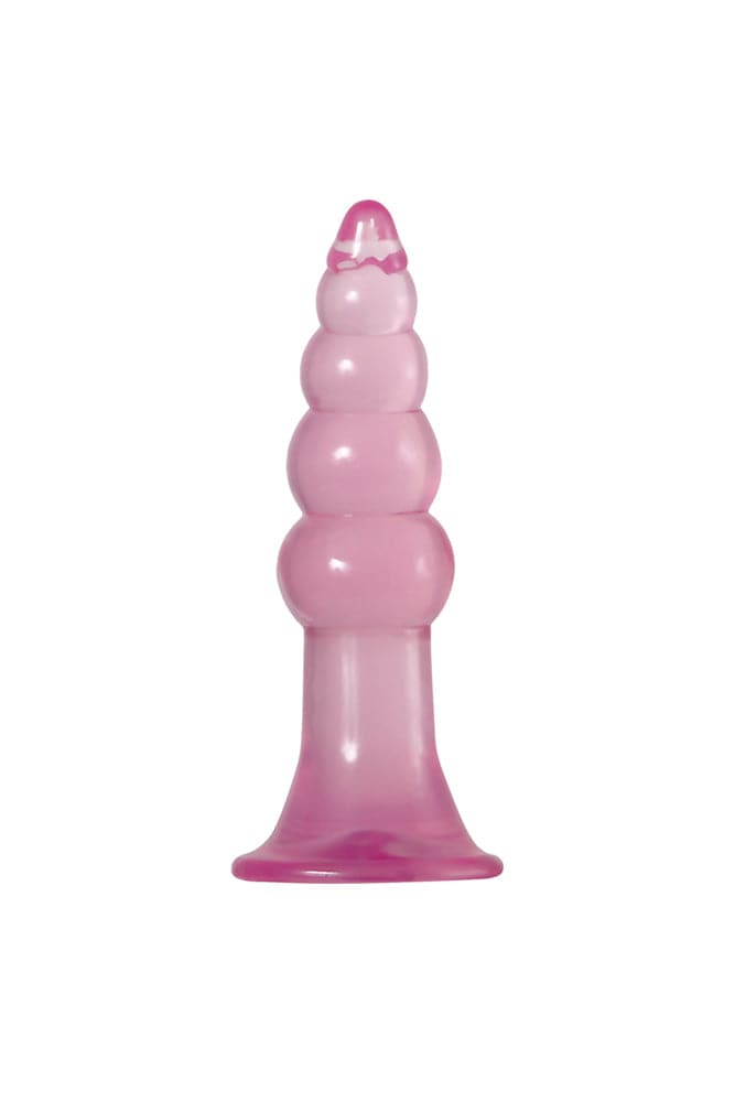 Adam & Eve - Fun Jelly Butt Plugs - Pink - Stag Shop