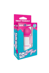 Thumbnail for Rock Candy Toys - Fun Size Lala-Pop Mini Vibrator - Pink - Stag Shop