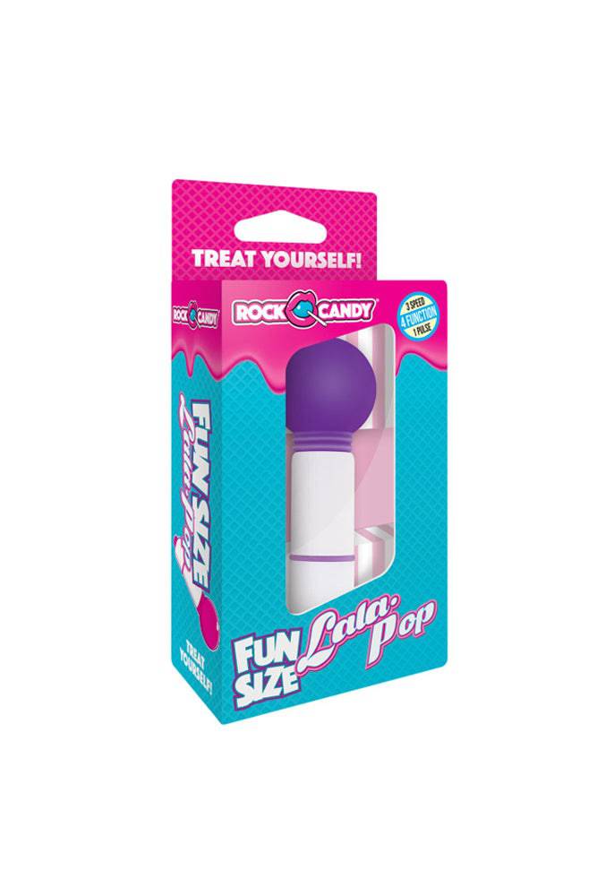 Rock Candy Toys - Fun Size Lala-Pop Mini Vibrator - Purple - Stag Shop