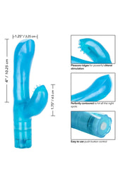 Cal Exotics - G-Kiss Dual Vibrator - Blue - Stag Shop