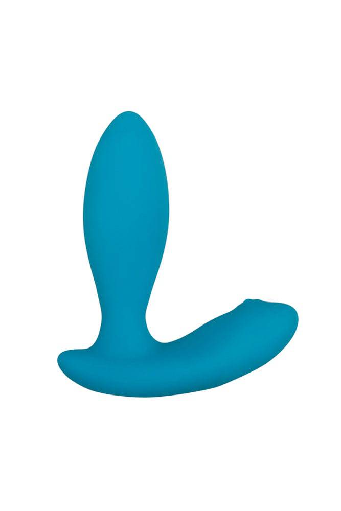 Adam & Eve - Eve's G-Motion Thumper With Clit Motion Massager - Blue - Stag Shop