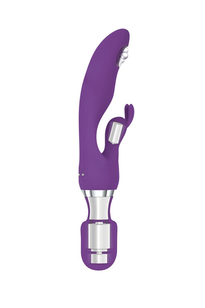 Adam & Eve - G-Motion Rabbit Wand - Purple - Stag Shop
