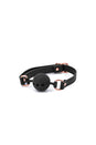NS Novelties - Bondage Couture - Ball Gag - Black - Stag Shop