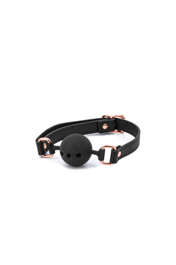 NS Novelties - Bondage Couture - Ball Gag - Black - Stag Shop