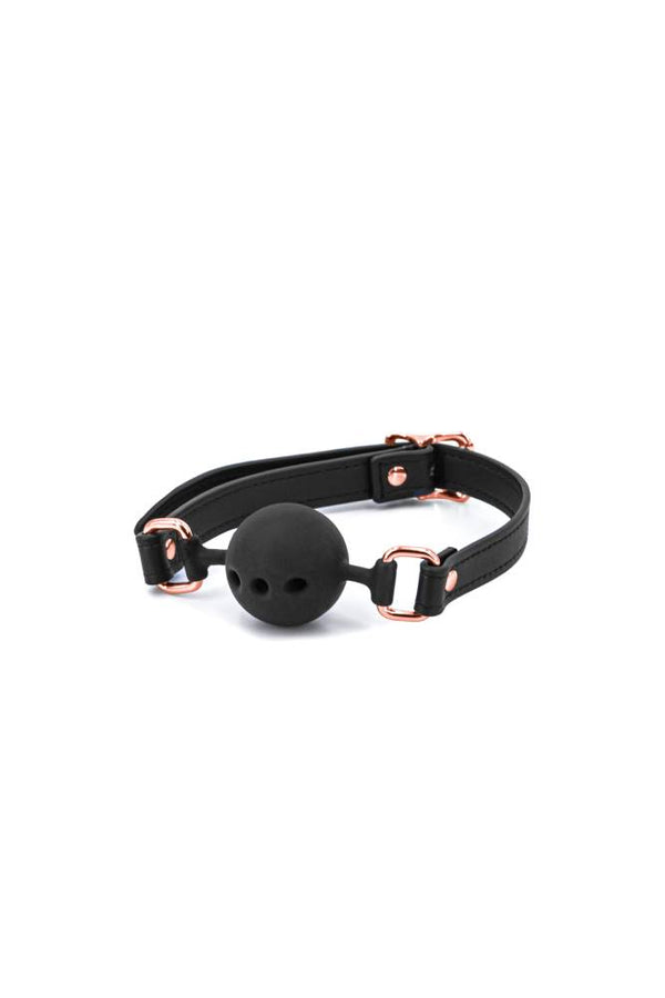 NS Novelties - Bondage Couture - Ball Gag - Black - Stag Shop