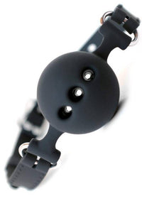 Thumbnail for Stockroom - Breathable Silicone Ball Gag - Black - Stag Shop