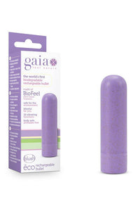 Thumbnail for Blush Novelties - Gaia - Eco - Rechargeable Bullet Vibrator - Violet - Stag Shop
