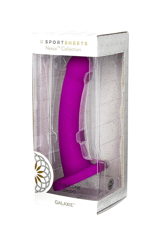 Sportsheets - Galaxie Silicone Dildo - Plum - Stag Shop