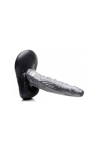 XR Brands - Creature Cocks - The Gargoyle Silicone Dildo - Silver - Stag Shop