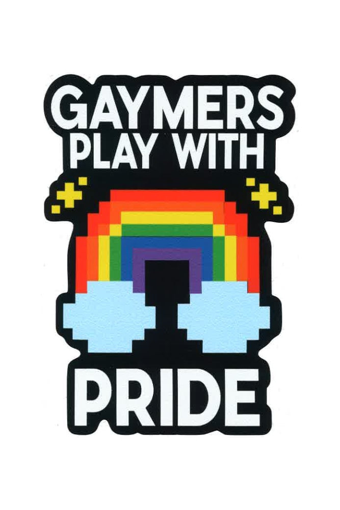 Stag Shop - "Gaymers Play With Pride" Sticker - Stag Shop