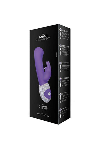 The Rabbit Company - G-Spot Bling Rabbit Dual Vibrator - Purple - Stag Shop