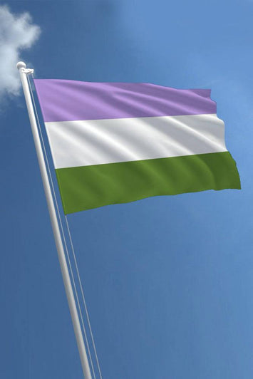 Stag Shop - Pride Flag - Gender Queer - 4 x 6 Inches - Stag Shop