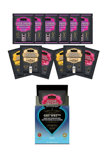Kama Sutra - Get Wet On-The-Go Sex Kit - Stag Shop