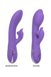 Cal Exotics - Insatiable G Inflatable - G Flutter - Dual Vibrator - Purple - Stag Shop