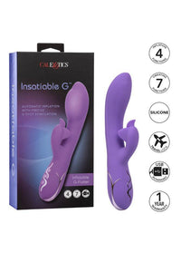 Thumbnail for Cal Exotics - Insatiable G Inflatable - G Flutter - Dual Vibrator - Purple - Stag Shop