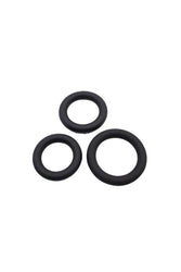 Shibari - Gender Fluid - Clenchers Tension Cock Ring Set - Black - Stag Shop