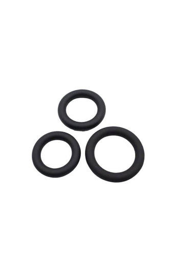 Shibari - Gender Fluid - Clenchers Tension Cock Ring Set - Black - Stag Shop