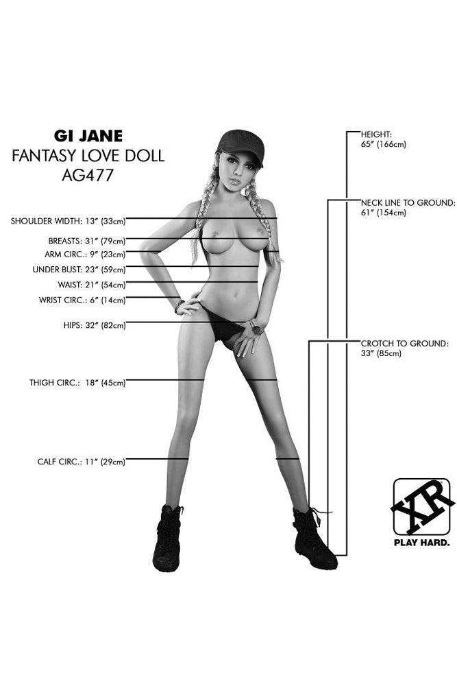 XR Brands - Next Gen - GI Jane Fantasy Love Doll - Stag Shop