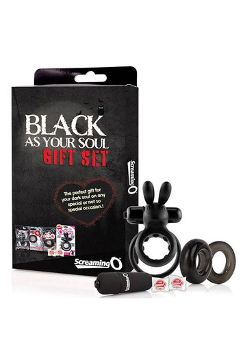 Screaming O - Black As Your Soul Couples Gift Set - Stag Shop