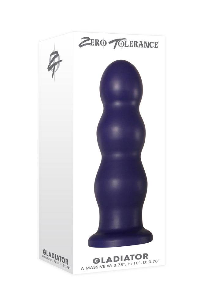 Zero Tolerance - Gladiator Butt Plug - Purple - Stag Shop