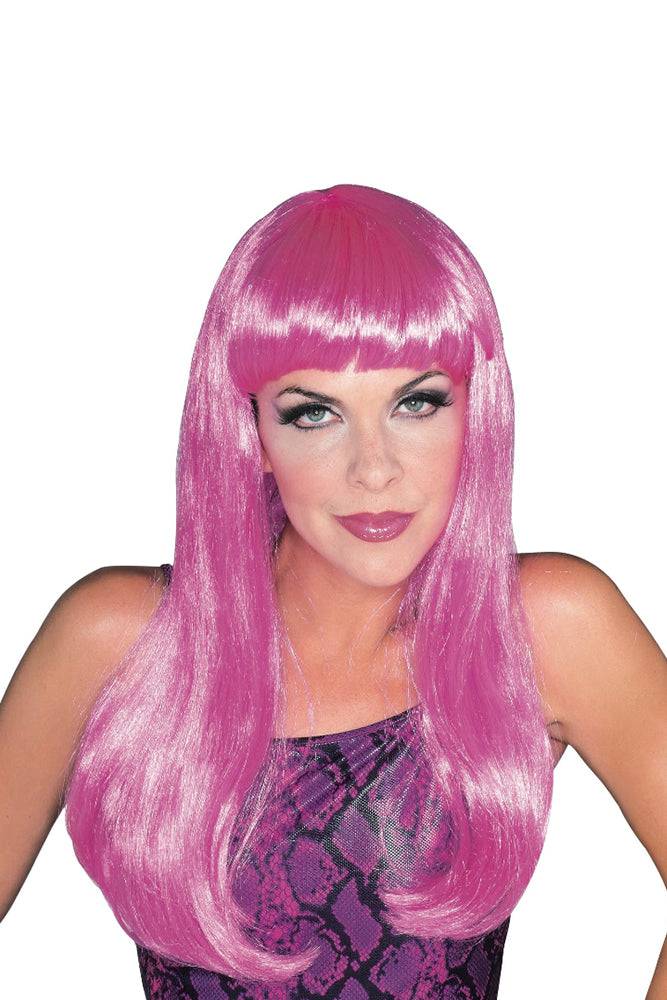 Rubies Costume Company - Glamour Wig - Pink - Stag Shop