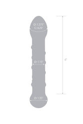 Gläs - Spiral Staircase Full Tip Dildo - Clear/Pink - Stag Shop
