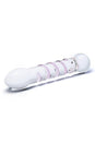 Gläs - Spiral Staircase Full Tip Dildo - Clear/Pink - Stag Shop