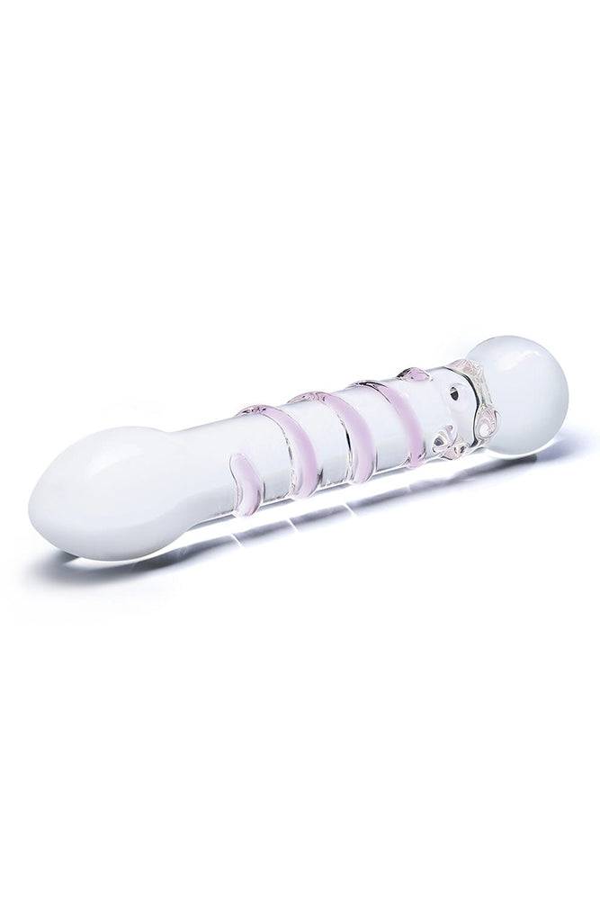 Gläs - Spiral Staircase Full Tip Dildo - Clear/Pink - Stag Shop