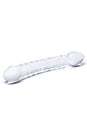 Gläs - Double Trouble Doubled Ended Glass Dildo - Clear - Stag Shop