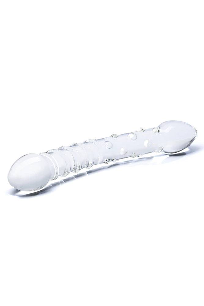 Gläs - Double Trouble Doubled Ended Glass Dildo - Clear - Stag Shop
