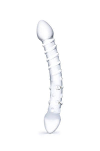 Thumbnail for Gläs - Double Trouble Doubled Ended Glass Dildo - Clear - Stag Shop
