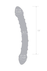 Gläs - Double Trouble Doubled Ended Glass Dildo - Clear - Stag Shop