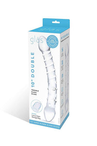 Thumbnail for Gläs - Double Trouble Doubled Ended Glass Dildo - Clear - Stag Shop