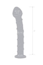 Gläs - Blue Spiral Glass Dildo - Blue/Clear - Stag Shop