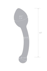 Gläs - Pure Indulgence Anal Slider - Clear - Stag Shop